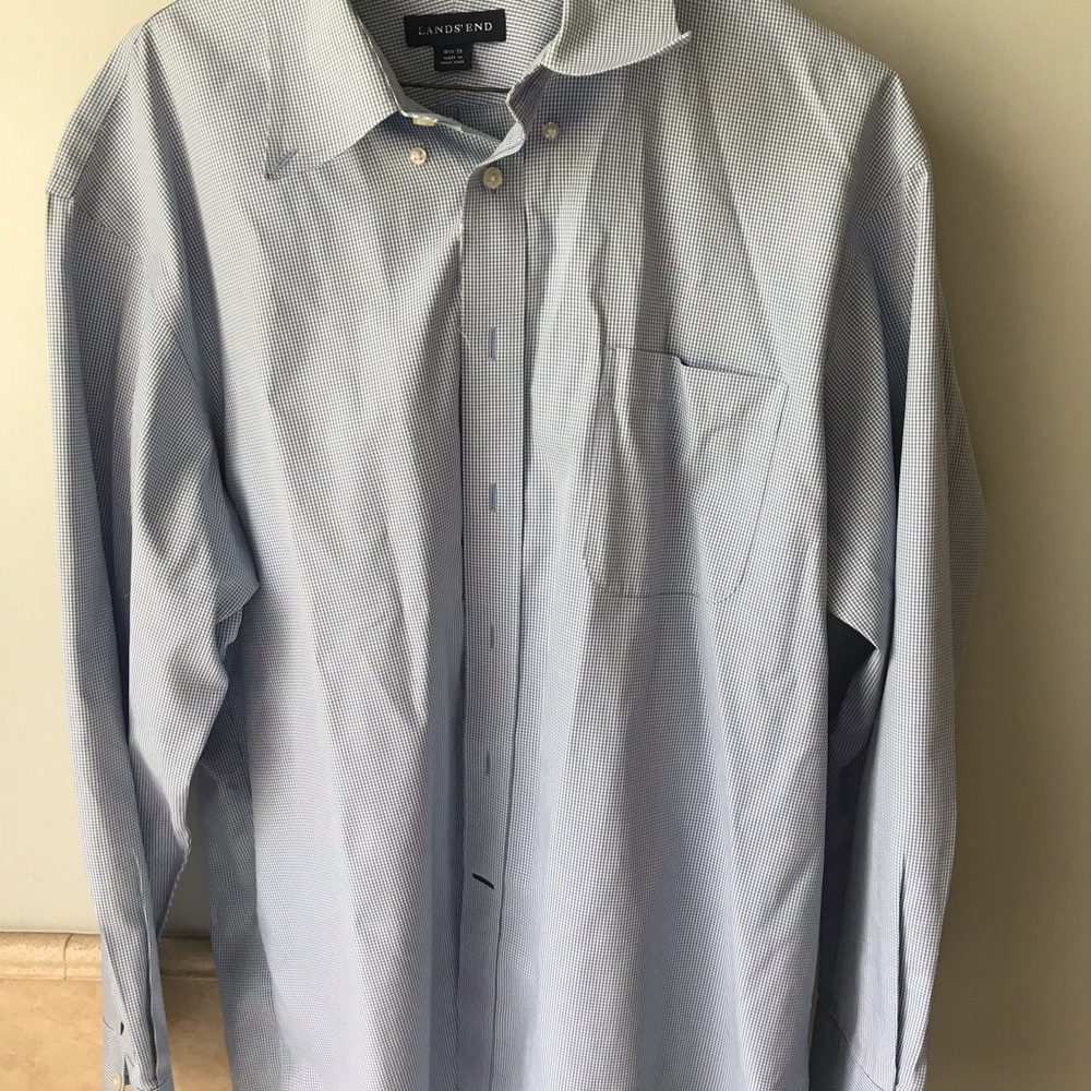 Lands end men’s button up